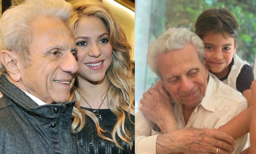 Imagen de archivo de Shakira y su padre.