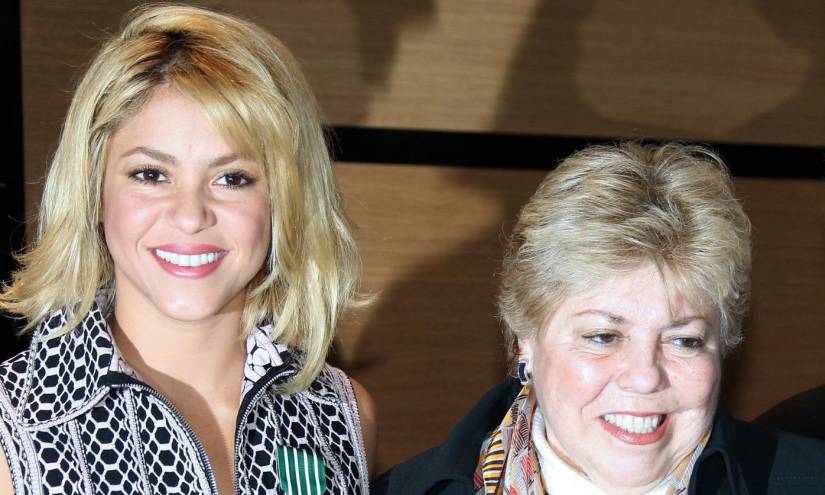 Shakira y su madre en una imagen de archivo.