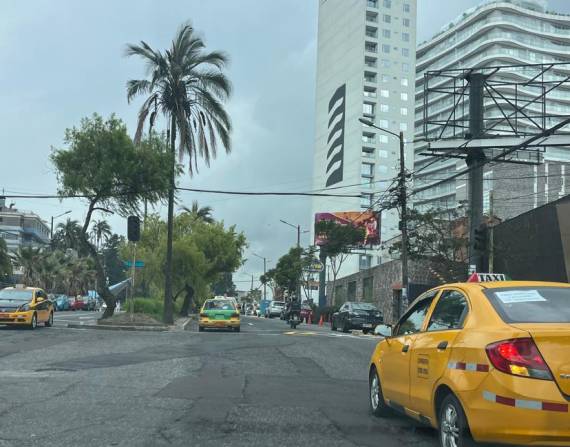 Los semáforos no funcionaban, la tarde de ayer, en la avenida González Suárez, norte de la ciudad.