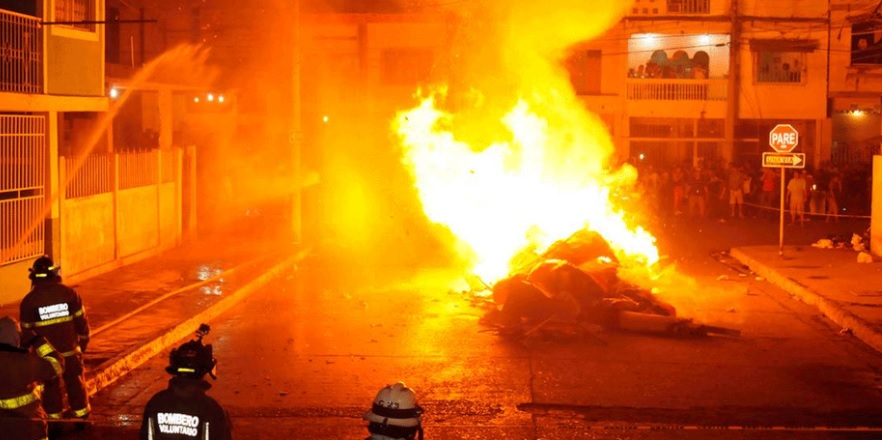 El COVID-19 y el presidente Moreno, los más quemados en Fin de Año