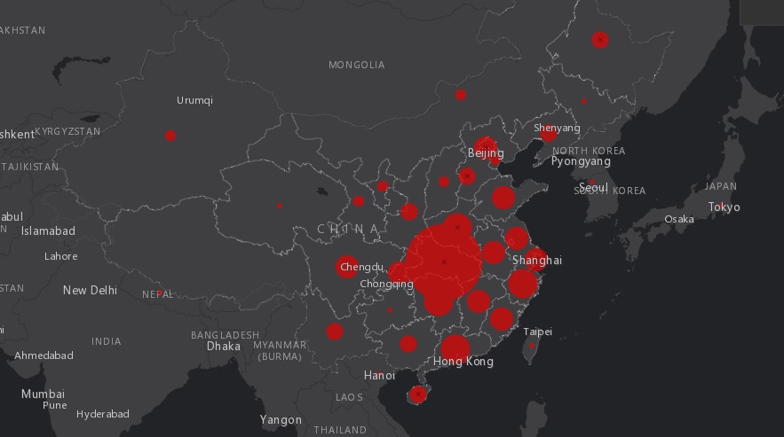 Lista actualizada de países con casos de coronavirus