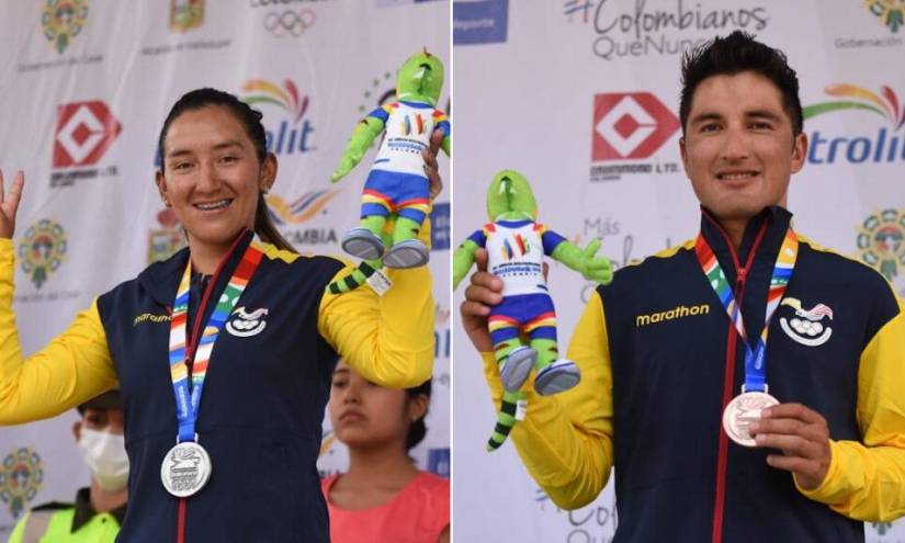 Los ciclistas Núñez y Cepeda consiguieron medallas para Ecuador en los Bolivarianos