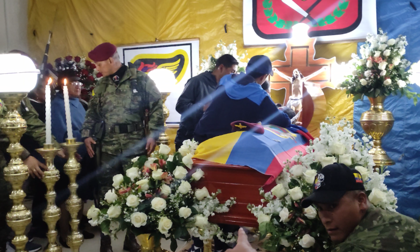 En Latacunga será sepultado el militar que murió en Shushufindi en un ataque a un convoy