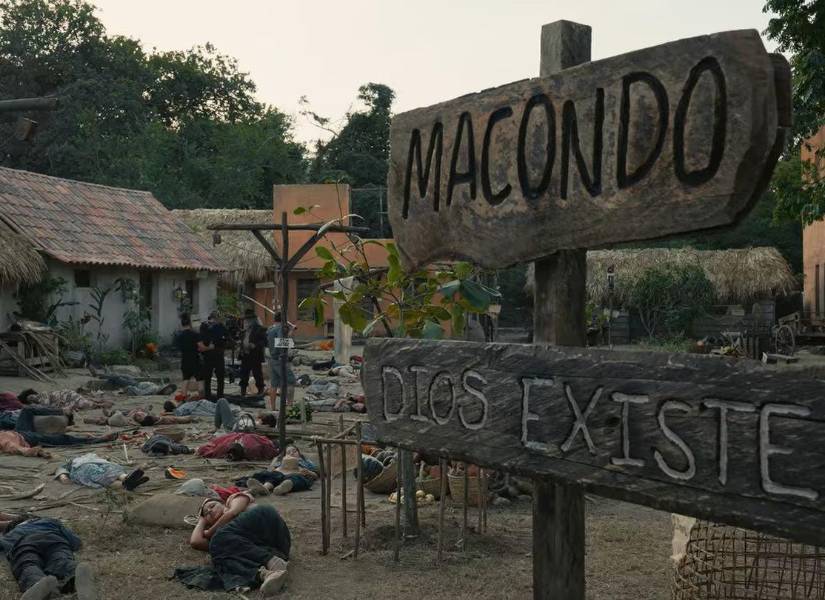 Imagen de archivo del set de Cien Años de Soledad.