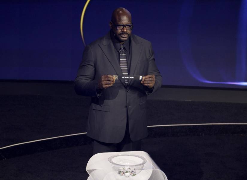Shaquille O'Neal sacó el papel de la selección de Ecuador para conocer a su grupo en el Mundial 2026.