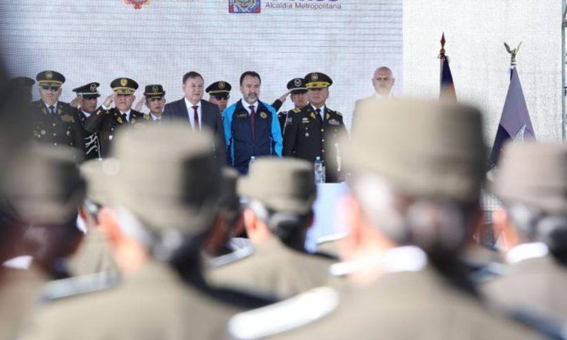 El alcalde Pabel Muñoz López estuvo en la ceremonia en el Parque Bicentenario.