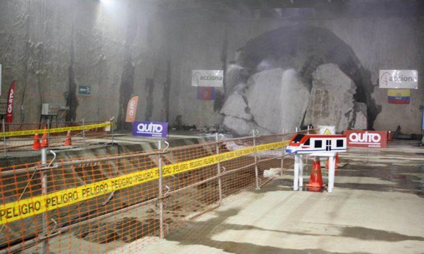 El túnel en la estación de La Carolina, el 21 de agosto de 2017.