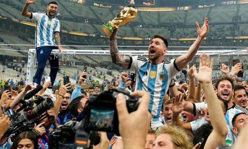 Lionel Messi terminó el 2022 en lo más alto, tras quedar campeón del Mundial de Qatar 2022 con la selección Argentina