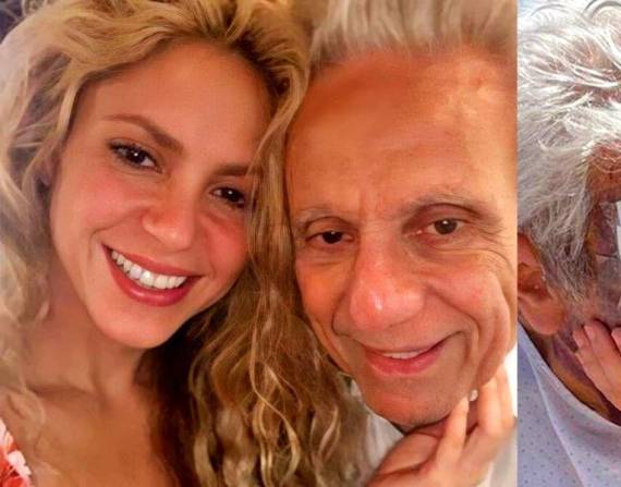 Imágenes de Shakira y su padre, William Mebarak Chadid.