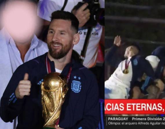 Leo Messi arribando a Argentina.