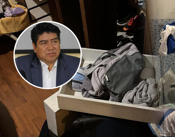 La Policía llegó a registrar el atraco.