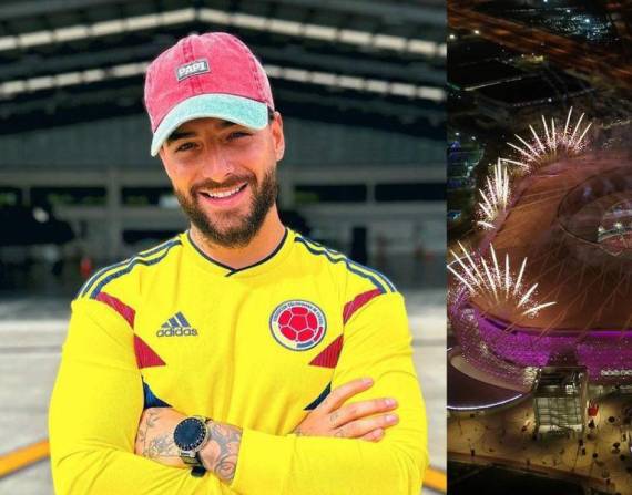 Imagen de archivo de Maluma y la inauguración del Mundial Catar 2022.