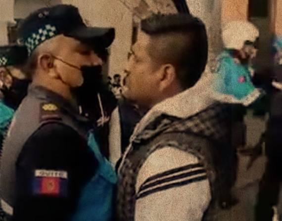 En un video se registraron las agresiones físicas que se dieron en el Centro Histórico capitalino.