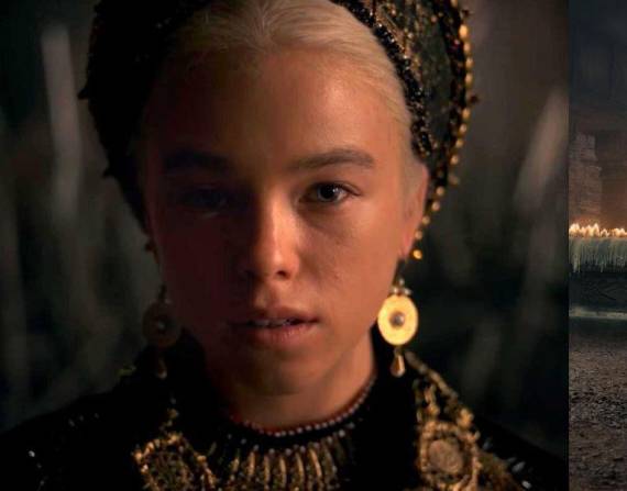 Imagen referencial del primer capítulo de 'House of the Dragon'.