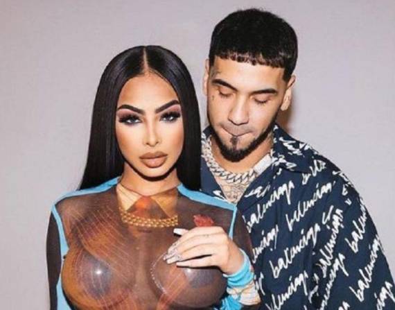 Imagen de archivo de Anuel AA y Yailin la más viral.