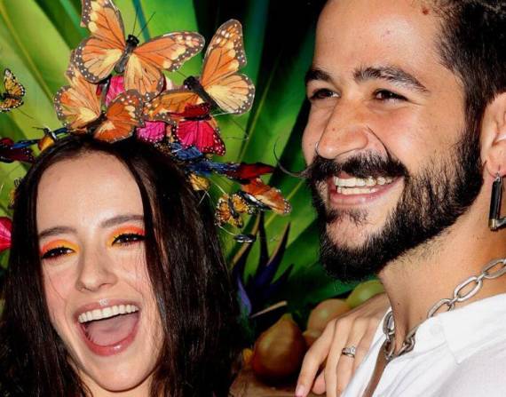 Imagen de Camilo y Evaluna en redes sociales.