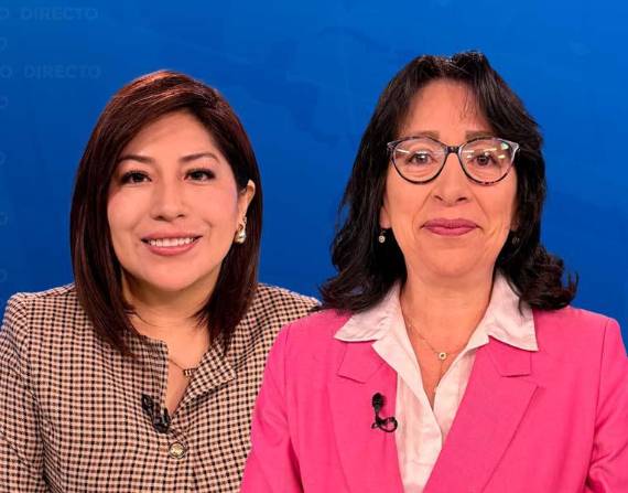 Inés Alarcón y Solanda Goyes