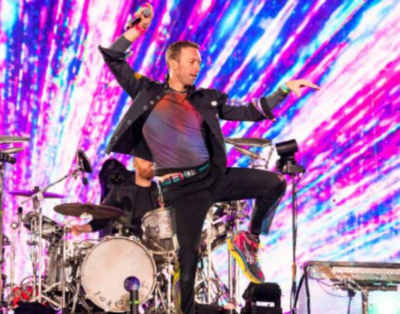 Imagen de archivo de Chris Martin, vocalista de Coldplay.