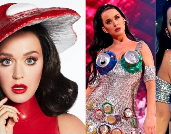 Imágenes de archivo de Katy Perry en redes sociales.
