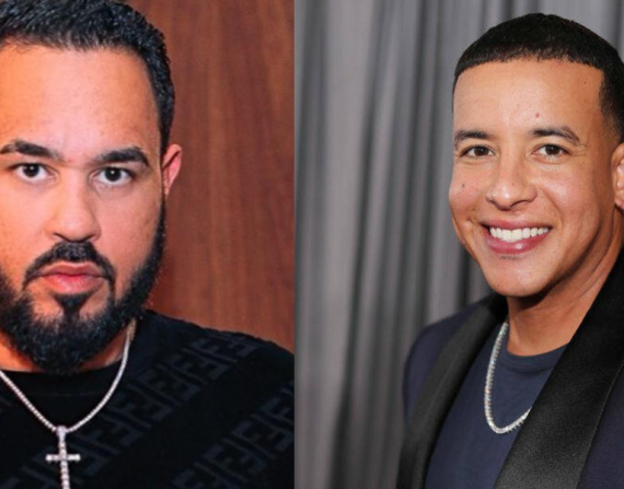 Imágenes de archivo de Raphy Pina (izquierda) y Daddy Yankee (derecha).