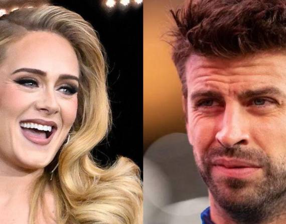 Imagen de archivo de Adele y Gerard Piqué.