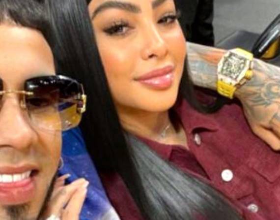 Imagen de archivo de Anuel AA y Yailin la más viral.