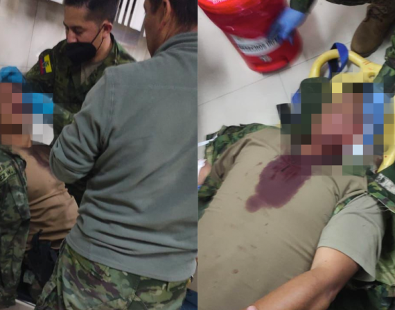 17 militares heridos de gravedad tras enfrentamientos en San Antonio, Pichincha.