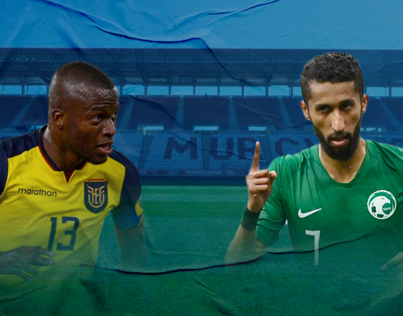 Ecuador y Arabia Saudita, dos selecciones clasificadas al Mundial.