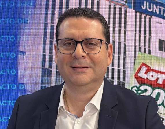 Julio César Alvarado, gerente general de Lotería Nacional