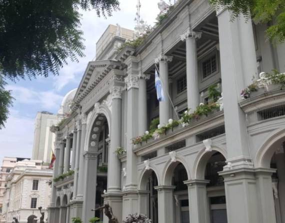Imagen de archivo del edificio del Municipio de Guayaquil.