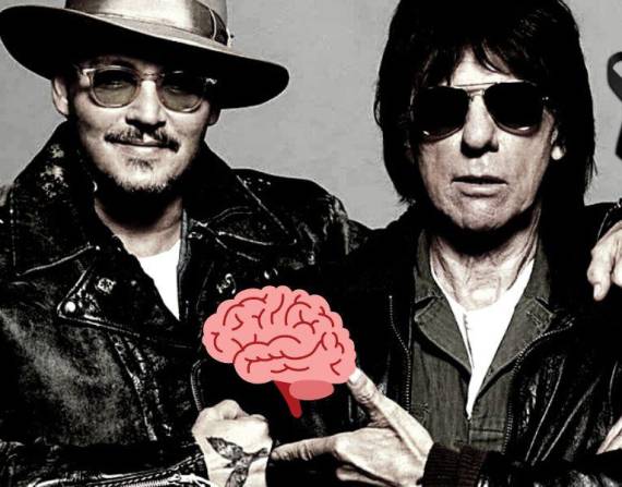 Imagen referencial a la estrecha amistad entre el fallecido Jeff Beck y Johnny Depp.