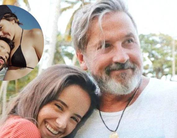Imágenes de archivo de Ricardo Montaner y su hija Evaluna.