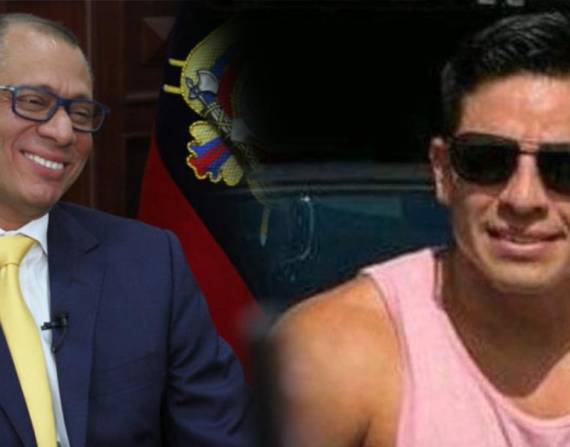 Jorge Glas (derecha) y Daniel Salcedo se beneficiaron de un recurso de habeas corpus.