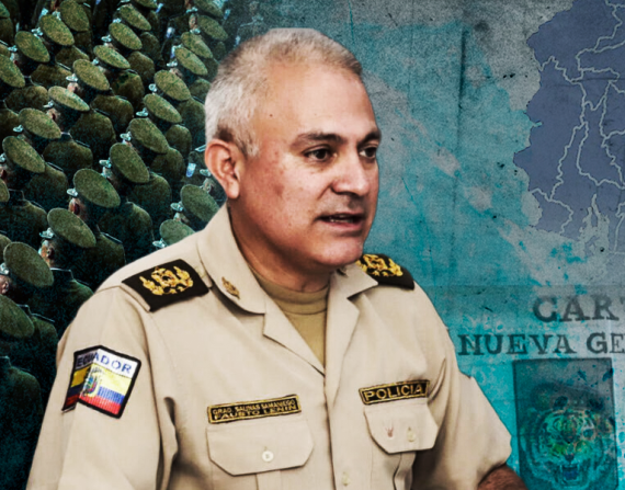 Un tercio de la droga producida en Colombia pasa por Ecuador, asegura Fausto Salinas.