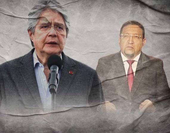 El ministro de Gobierno, Henry Cucalón, y el presidente de la Asamblea, Virgilio Saquicela, debatieron este miércoles sobre el informe borrador que recomienda el juicio político de Lasso.