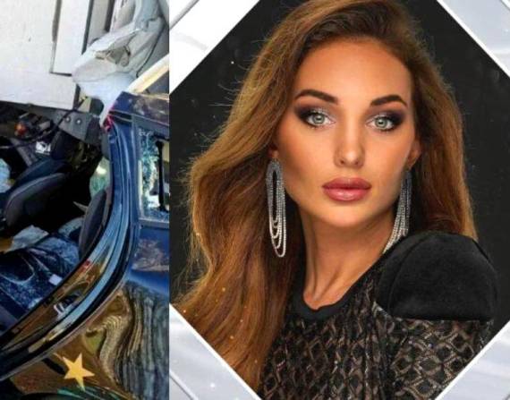 Imágenes referenciales al accidente de Miss Bélgica 2022.