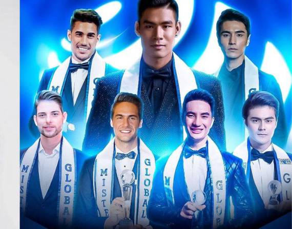 Imagen de algunos de los candidatos a Mister Global 2023.