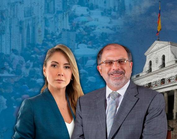 Henry Kronfle y Dallyana Passailaigue, el binomio presidencial del Partido Social Cristiano