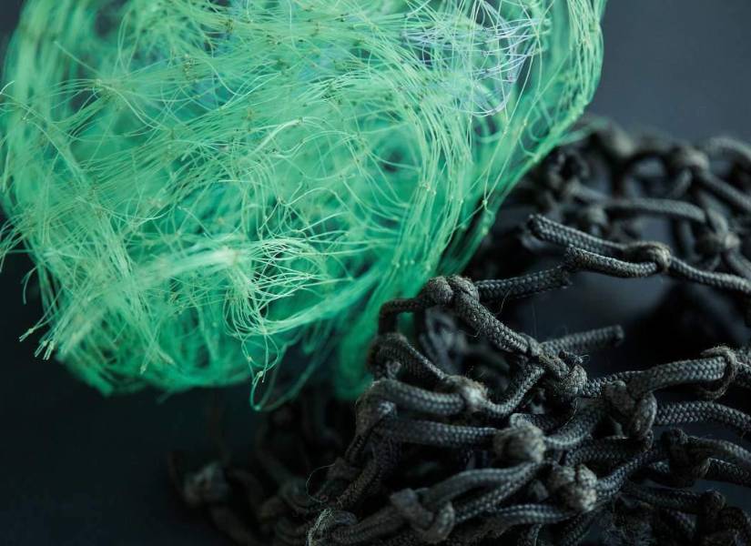 Redes de pesca recicladas