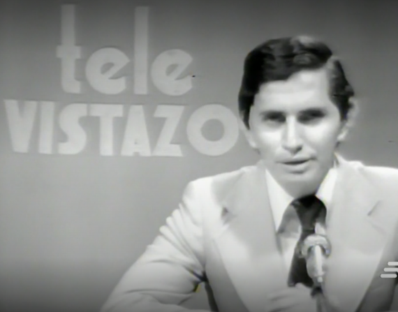 Primera emisión de Televistazo con Don Alfonso