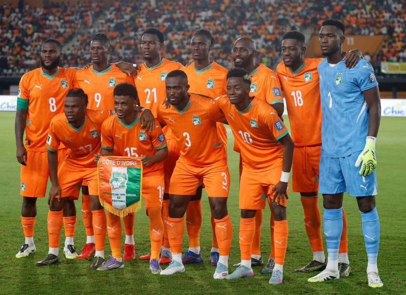 Jugadores de Costa de Marfil.