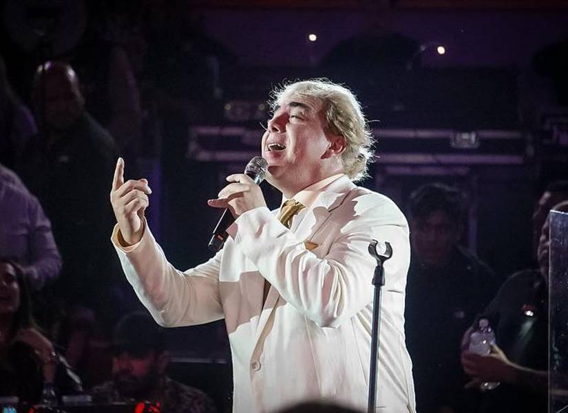Cristian Castro en su concierto de Guayaquil.