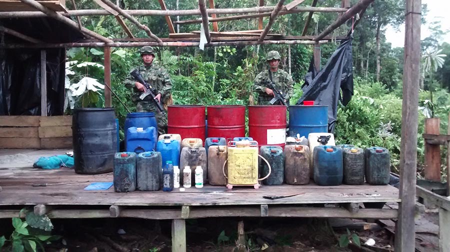 Sucumbíos: hallan otro laboratorio para procesar droga