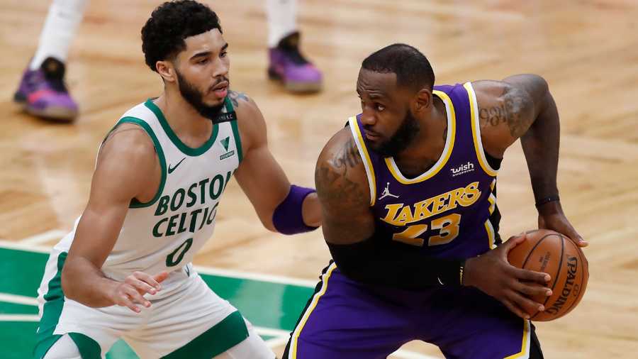 Lakers se llevan el clásico ante Celtics con final agónico