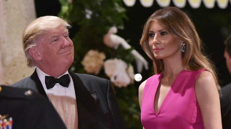 Melania Trump se niega a tomarse una foto conjunta con su esposo