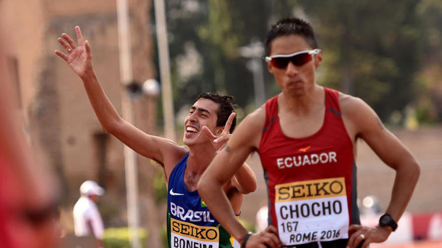 Andrés Chocho fue descalificado en los 20 kilómetros de marcha