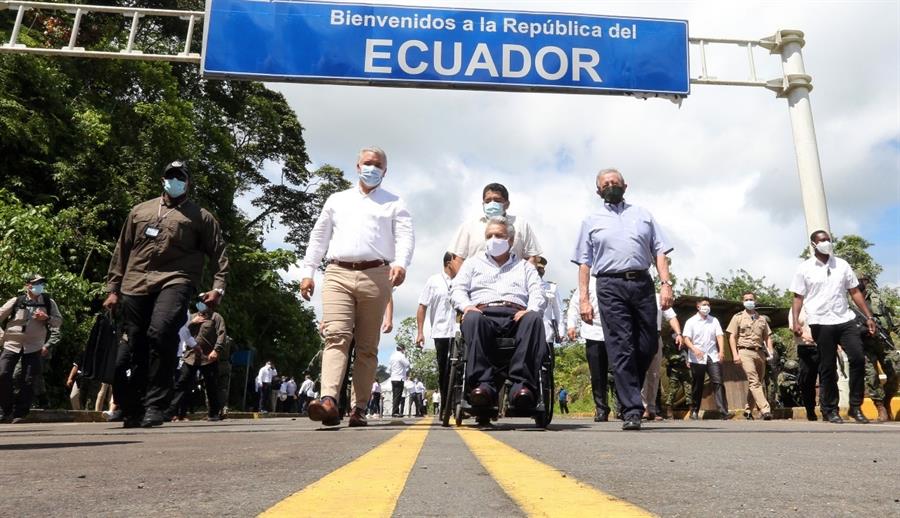 Carretera que llega al puente Mataje estará lista en junio