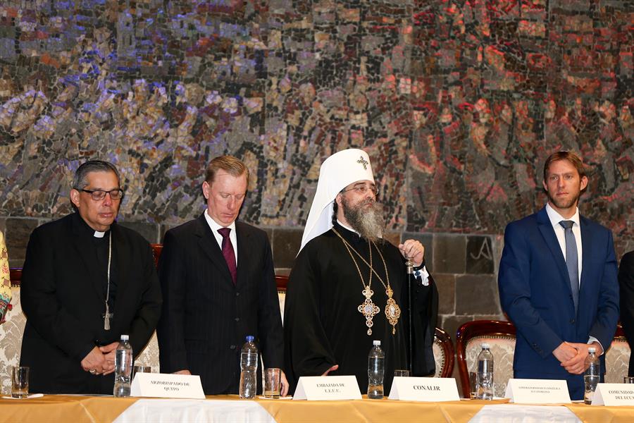Líderes religiosos suscriben la &quot;Declaración de Quito&quot; por la convivencia