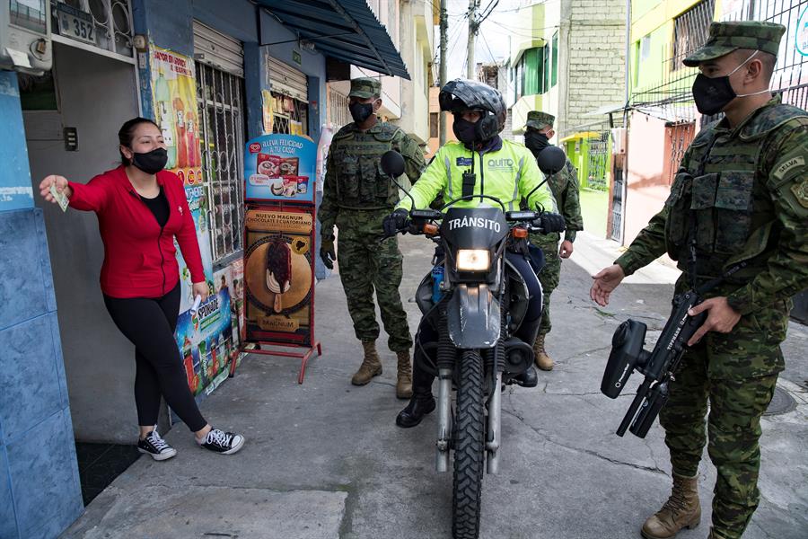 Quito intensifica operativos contra la propagación del COVID-19 en 7 barrios del sur