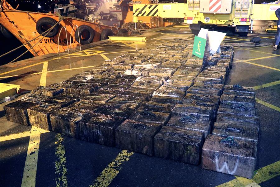 España: Incautan 266 kg de cocaína procedente de Ecuador